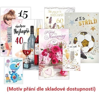 přání srdečné do obálky - důchod