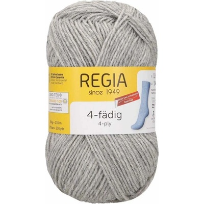 Regia 4-Ply Uni 1991 Sv. šedý melír 210m/50g