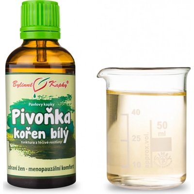 Bylinné kapky Pivoňka kořen bílý tinktura 50 ml