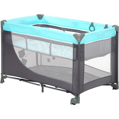 Детска кошара на 2 нива - еnea, розова - Син