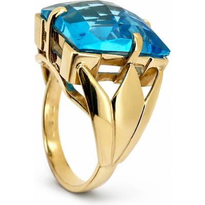 Stuchlík prsten Zlatý topaz 015554