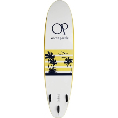 Ocean Pacific 7'0 Soft Top Surfboard Žlutá – Zboží Dáma