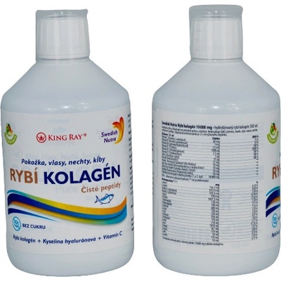 Swedish Nutra rybí kolagén 10.000 mg 500 ml