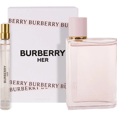 Burberry Burberry Her, SET: EDP 100 ml + EDP 10 ml + tělové mléko 75 ml