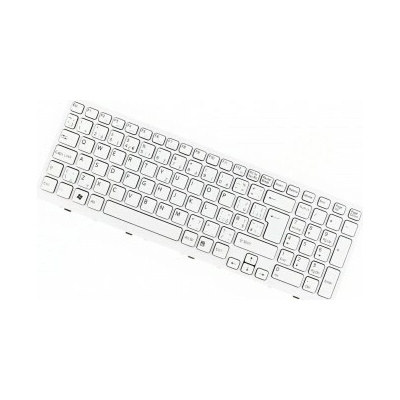 Kompatibilní Sony Vaio 148969211 Klávesnica s rámčekom CZ/SK Biela