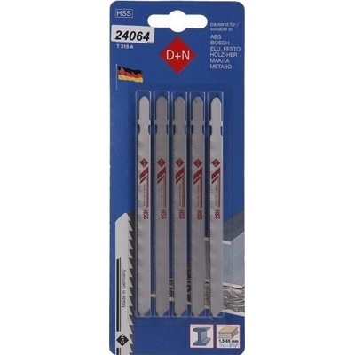 Kinekus List pilový 100mm/1mm HSS sada 5ks 27900