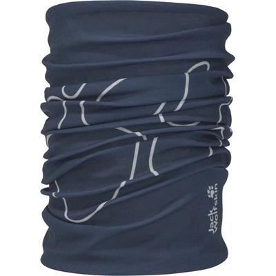 Jack Wolfskin Детски шал Jack wolfskin Kid's Solid Neckgaiter Neckerchief - Midnight Sky - размер One Size (203-3337-0111)