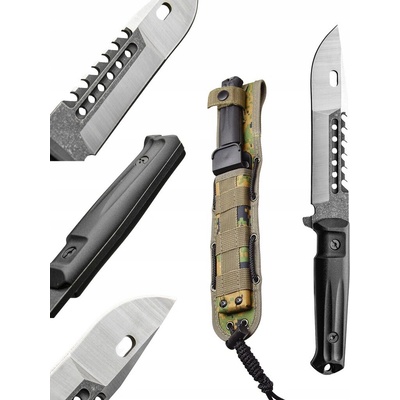 žiadna značka TAKTICKÝ VOJENSKÝ NÔŽ OSTRÝ KABÚR PUZDRO MORO PEVNÝ SURVIVAL