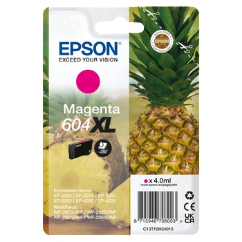 Epson 604XL T10H340 C13T10H34010 магента (cyan) оригинална касета (C13T10H34010)