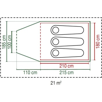 Image 1 of Coleman Darwin 3 Plus Blackout