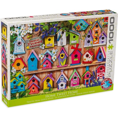 EUROGRAPHICS Пъзел Eurographics от 1000 части - Къщички за птици (60005328)