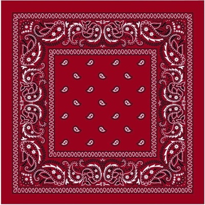 Blingstar bandana Šátek Burgundy 2 Vínová