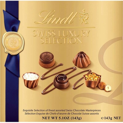 Lindt Lindor Swiss Luxury Selection bonboniéra 143 g