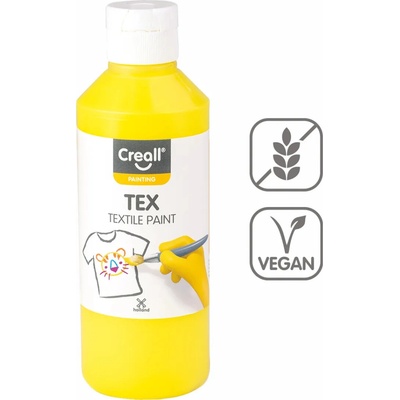 Creall farby na textil 250 ml žltá