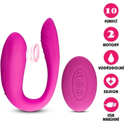 VšeNaSex.cz Párový silikonový Couple Suction Vibe