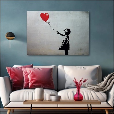 Asir | Nástenný obraz na plátne 50x70 cm čierna/šedá | AS1463