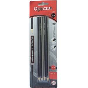 Optima Графитен молив optima hb шестоъгълен 4 броя 13500 (13500)
