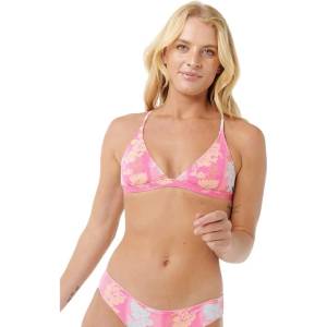 Rip Curl Waikiki Keepsakes Xback Triangle bikini top - Pink (Pink)