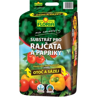 Agro CS Floria Substrát na paradajky a papriky Otoč a saď 40 l