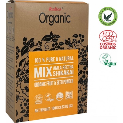 Radico Práškový šampon s kondicionérem A mla+Ritha+ Shikakai 100 g