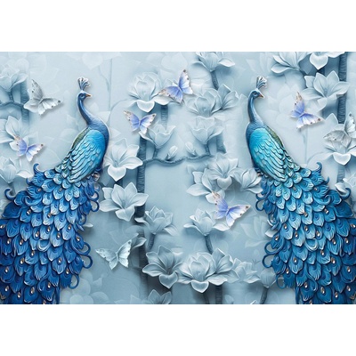Enjoy - Puzzle Blue Peacocks 1000 - 1 000 piese