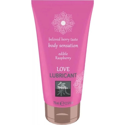 Ядлив лубрикант на водна основа, малина - Love Lube 75ml (HOT0067041)