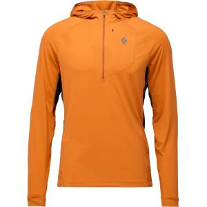 Black Diamond Мъжка блуза с дълъг ръкав Black Diamond Alpenglow Pro Hoody Longsleeve - Saffron - размер XL (016-7871-0714)