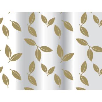 Image 1 of BISK ЗАВЕСА ЗА БАНЯ peva 180х200 ЗЛАТНИ ЛИСТА (71108175)