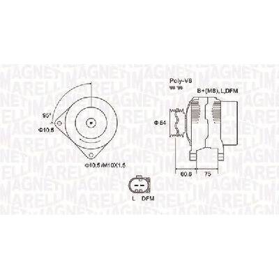 generátor MAGNETI MARELLI MQA1757