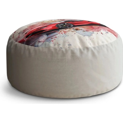 Sablio Okrúhly taburet Circle Ferrari Paint: 38x48 cm