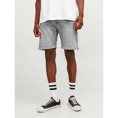 Jack and Jones Мъжки къси панталони Jack and Jones JJ Denim Shorts Mens - Grey Denim