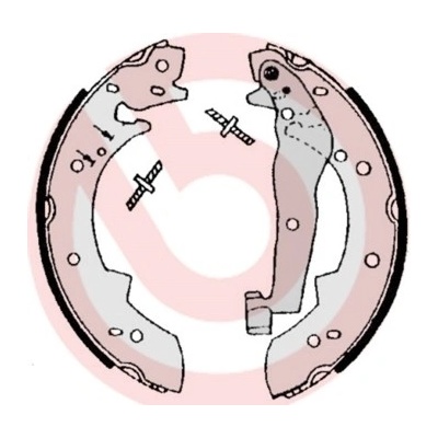 Sada brzdových čeľustí BREMBO S 06 504