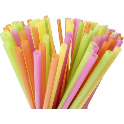 Probal Slámky Jumbo neon znovu použitelné 250 x 8 mm 150 ks