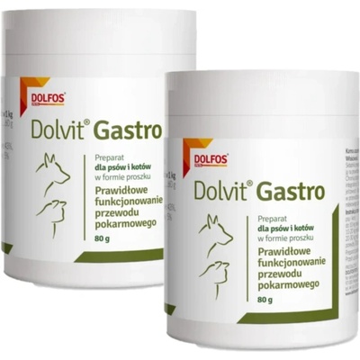Dolfos Dolvit gastro pro psy a kočky 2x80 g