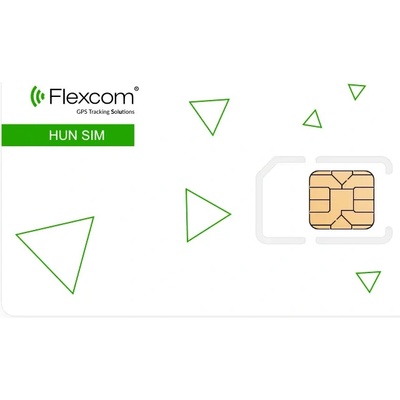 Flexcom SIMGPSHU6H dátová SIM karta pre GPS lokátory na použitie v Maďarsku na 6 mesiacov