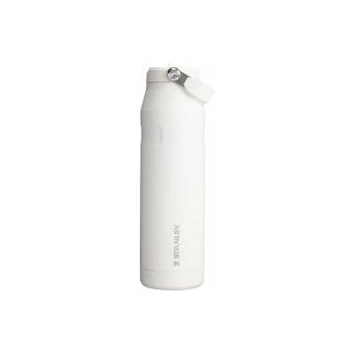 STANLEY 1913 Flip Straw Drinking Bottle with Straw 1.06L - Thermal Mug Cools for 17 Hours - 4 Days Ice Cold - BPA Free - Leakproof - For Drink Holders - Dishwasher Safe - Frost - 100000108035