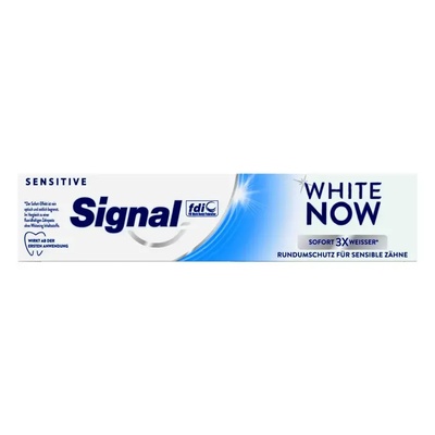 Signal White Now Sensitive избелваща паста за зъби 75 мл