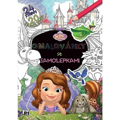 Sofie První Omalovánky se samolepkami A4+
