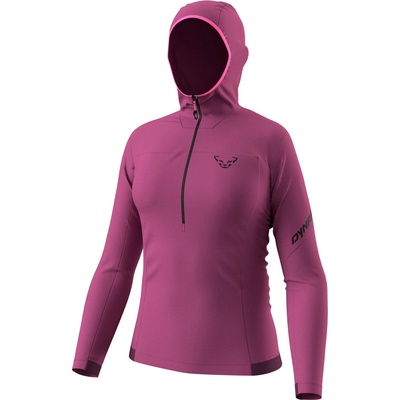 DYNAFIT Дамски поларен пуловер Dynafit Women's Traverse Thermal 1/2 Zip Fleece jumper - Magenta - размер XS (105-7323-0311)