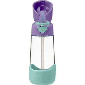 b.box Бутилка със сламка b. box - Tritan, Lilac pop, 600 ml (BX500503) - baby