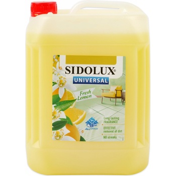 Sidolux Universal univerzálny umývací prostriedok na všetky umývateľné povrchy a podlahy Svieži citrón 5 l