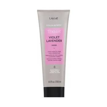 Lakmé Teknia Color Refresh Violet Lavender Mask подхранваща маска с цветни пигменти за коса с лилави нюанси 250 ml