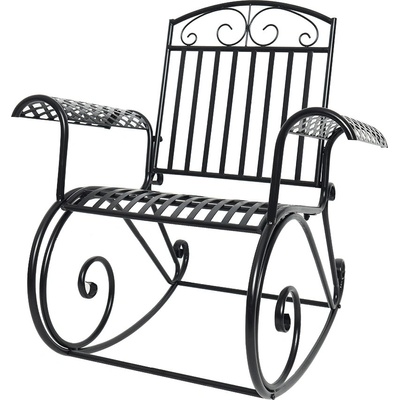 Kondela Zahradní houpací křeslo SAIDI černá