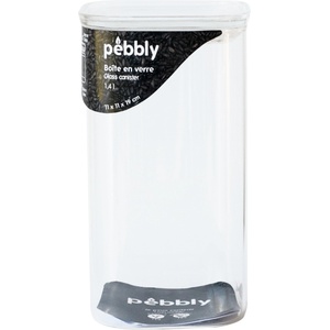 Pebbly Кухненски буркан за съхранение PKV-045, 1.4 л, стъкло, Pebbly (PEBB3760132815718)