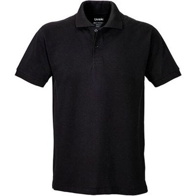 Utopic Unisex polo tričko UT23005 Black
