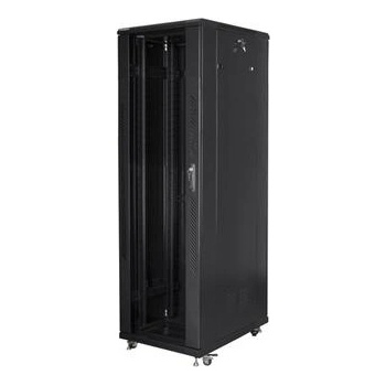 Lanberg rack cabinet 19" free-standing 42U / 800x800 self-assembly flat pack, black (FF01-8842-12B)