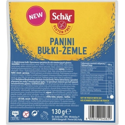 Schär Žemle Panini bezgluténové 130g
