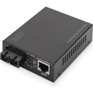 DIGITUS DN-82150 мрежов медиен конвертор 1000 Мбит/с 850 nm Мулти режим Черен (DN-82150)