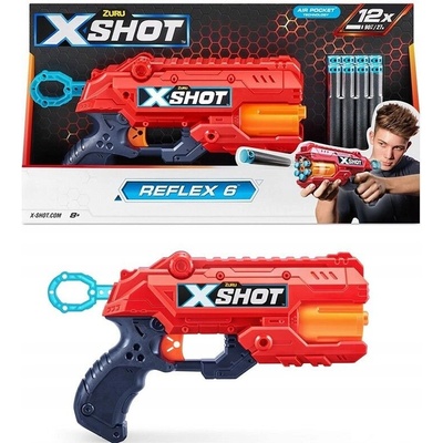 Raketomet šipek X-Shot Excel Reflex 6 12