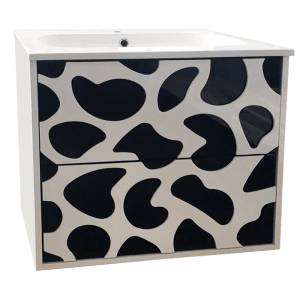 Inter Ceramic Конзолен PVC шкаф ICP 6061B, Inter Ceramic, с умивалник, 60x45.3x55см (6061B)